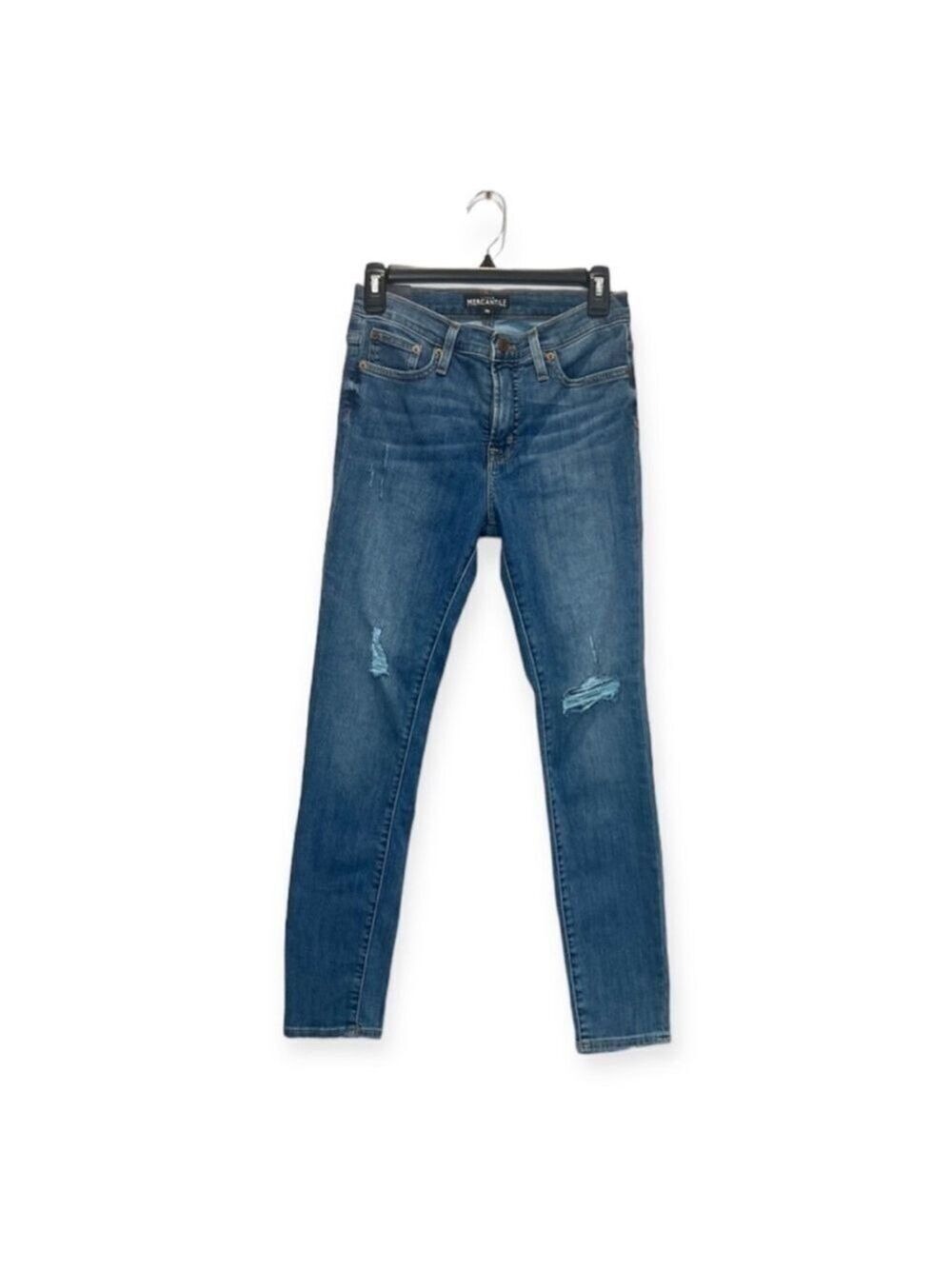 J.CREW MERCANTILE High Rise Distressed Skinny Jeans size 28 New With Tag